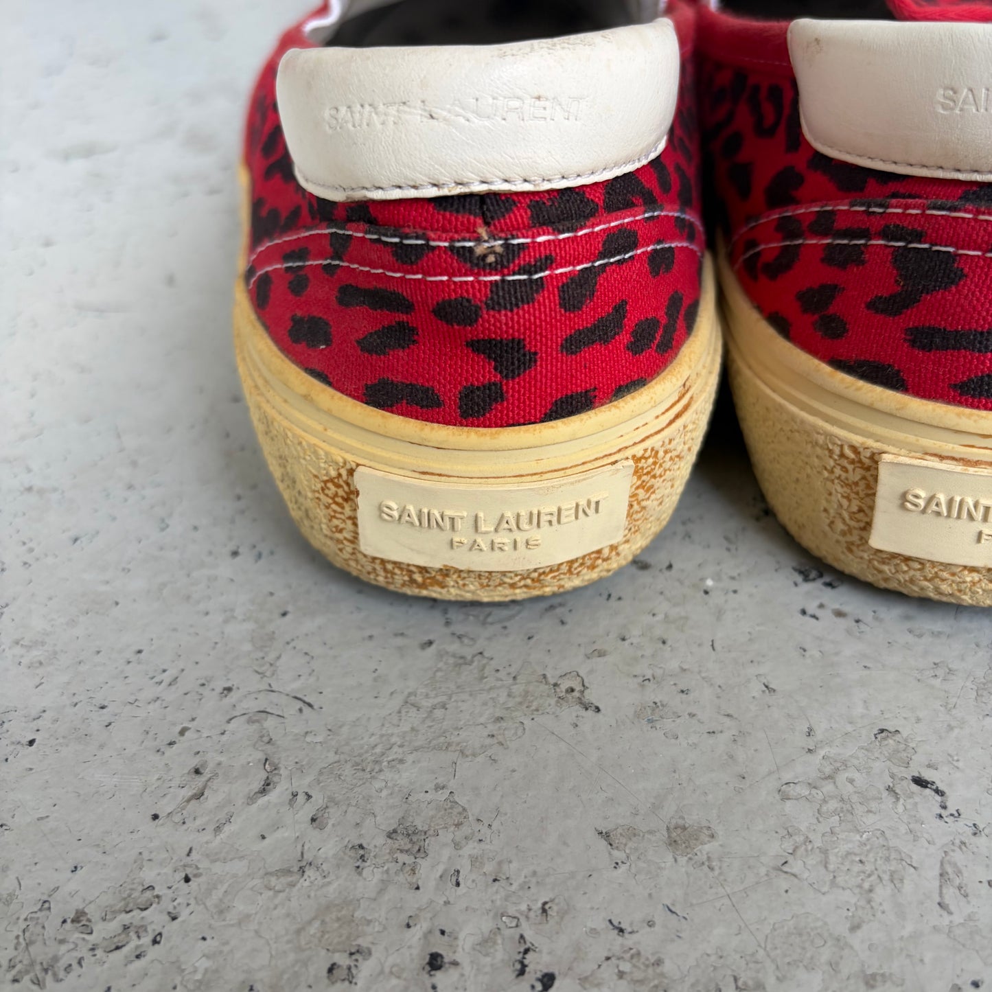 Saint Laurent Babycat Slip On Sneakers (41)
