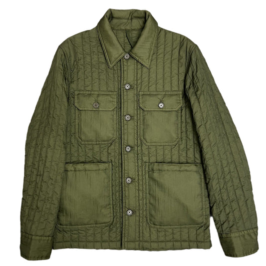 Helmut Lang Quilted Parachute Bondage Worker Jacket Olive (S)
