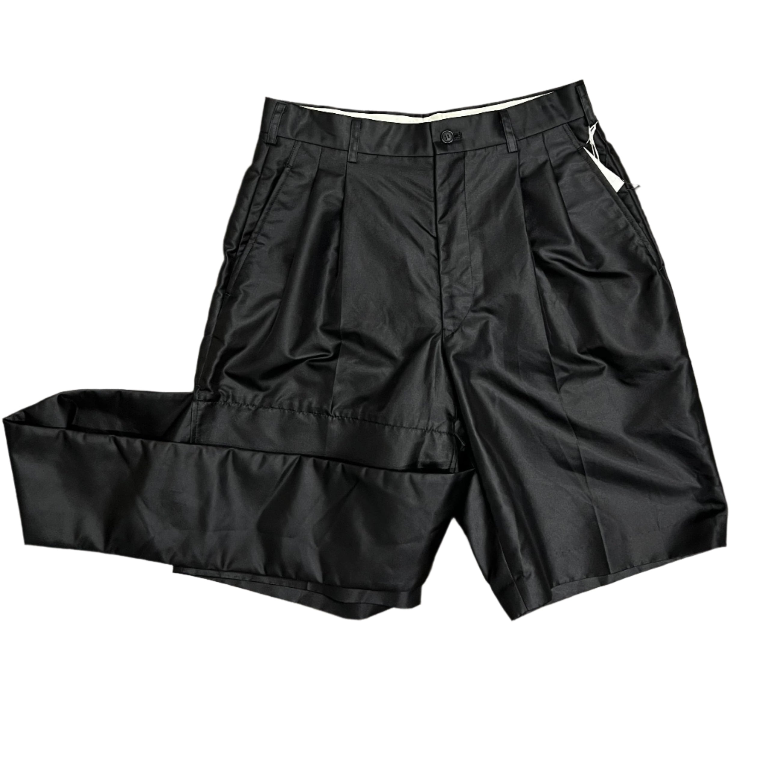 【韓国人気★RECTO】WRAP BANDING SHORTS ブラック Prada Black Re-Nylon Drawstring Shorts M Prada | TLC