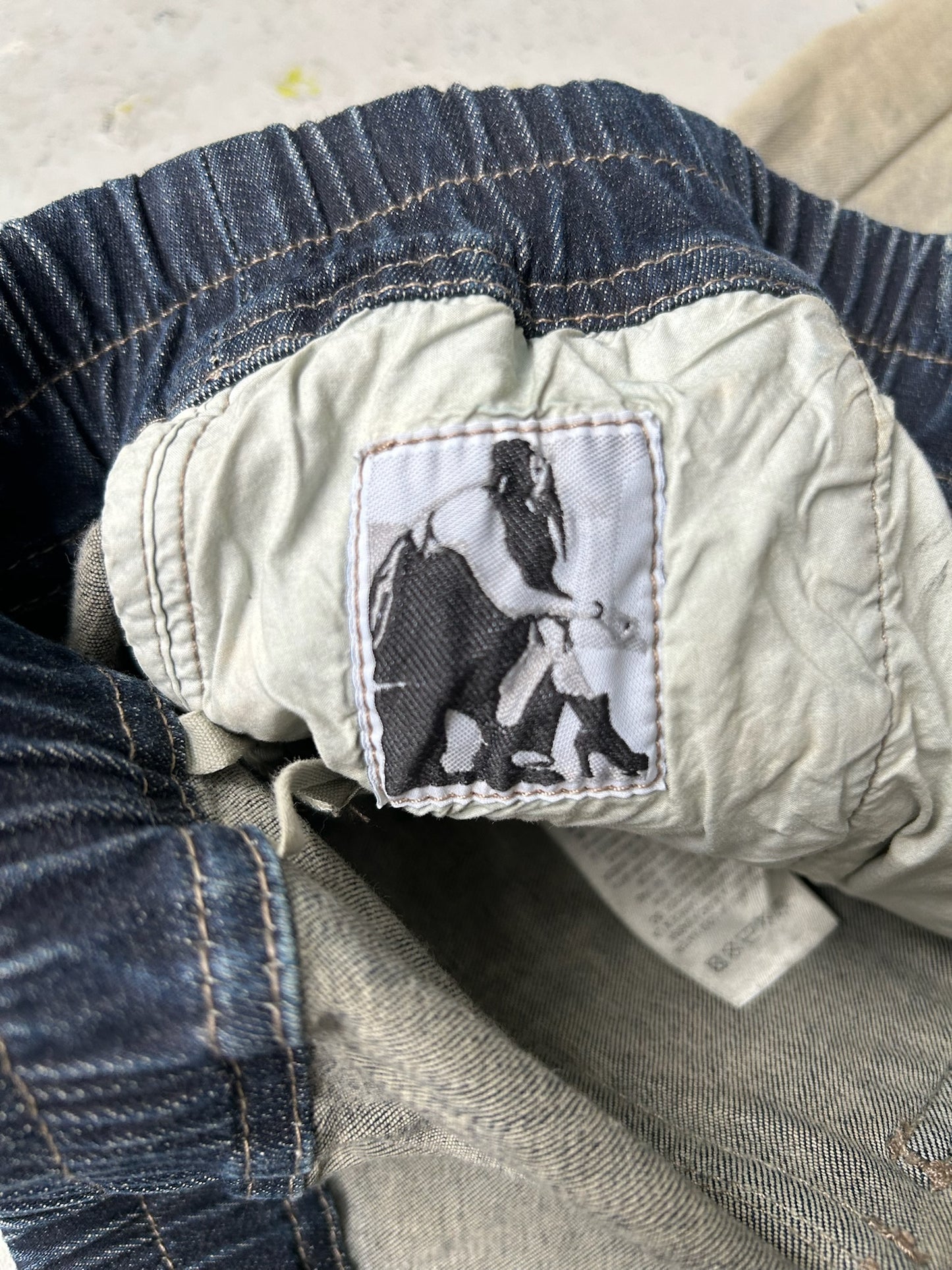Rick Owens DRKSHDW Bela Geth Denim Pants (XL)