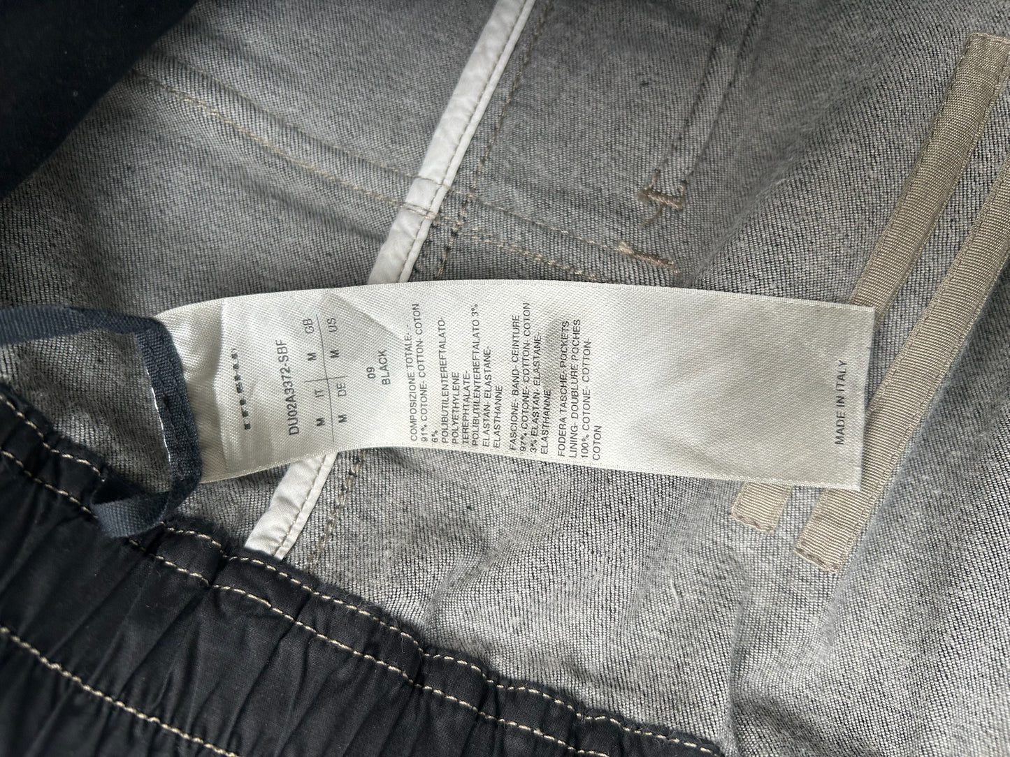 Rick Owens DRKSHDW Heavy Wax Bauhaus Cargo 3/4 Pants (M