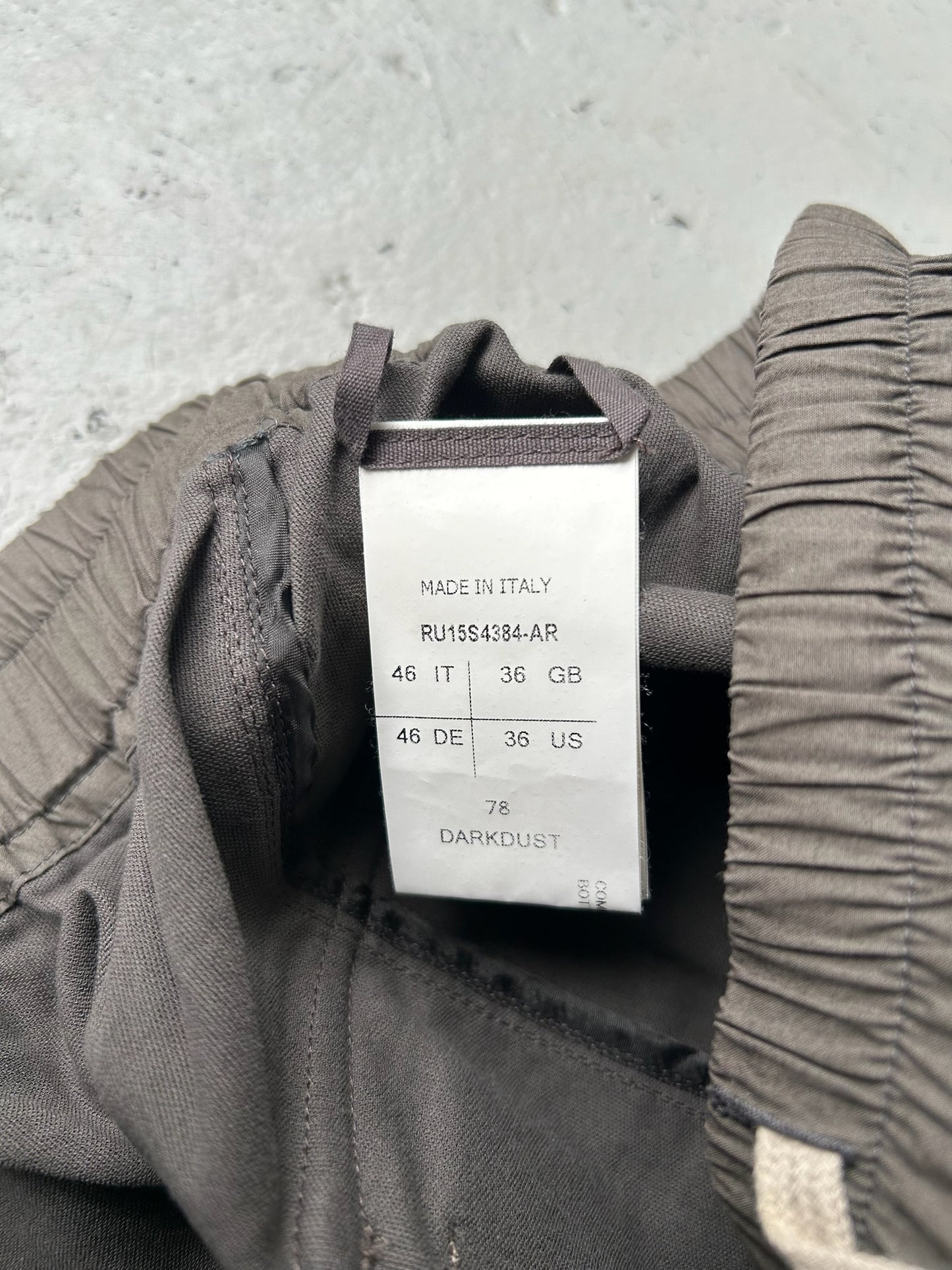 Rick Owens SS15 FAUN Dark Dust Pod Shorts (46)