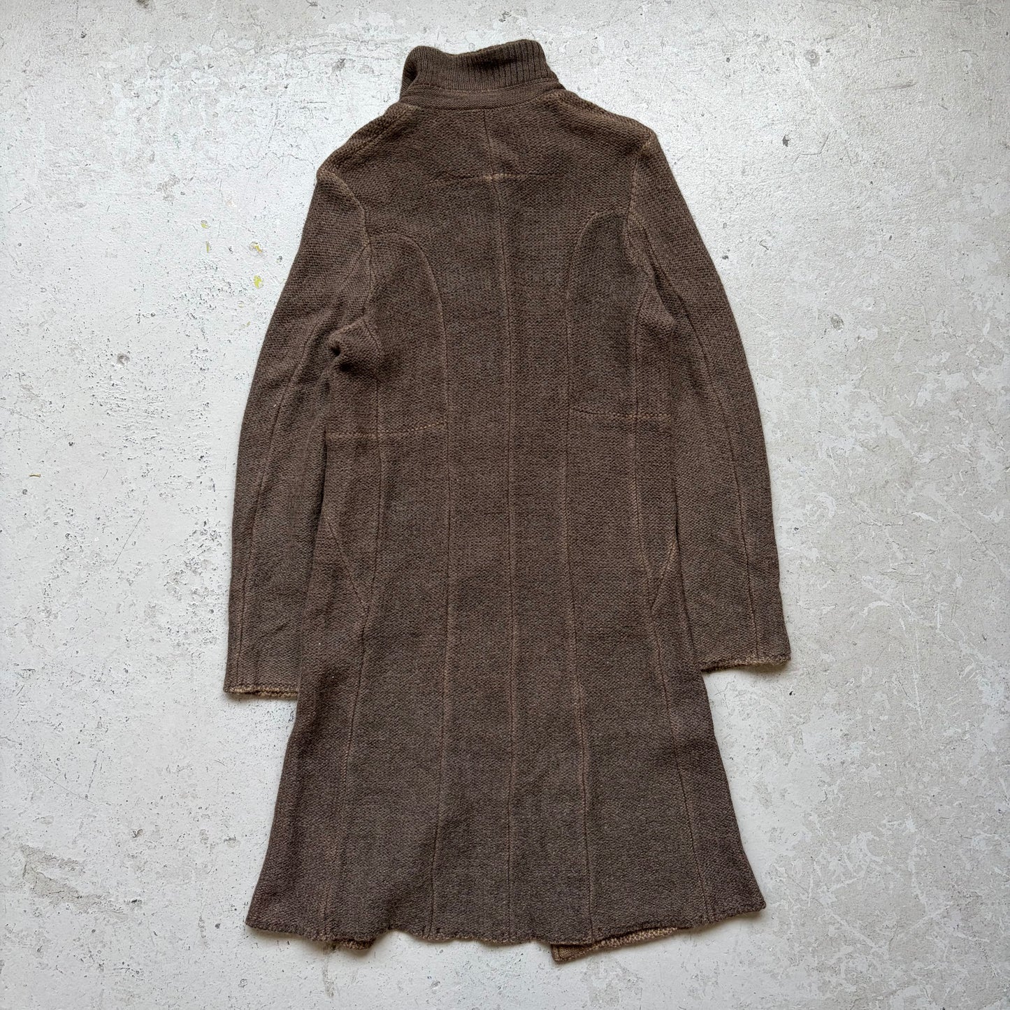 Undercover "Guru Guru" AW06 Aplaca Knit Trench Coat (2)