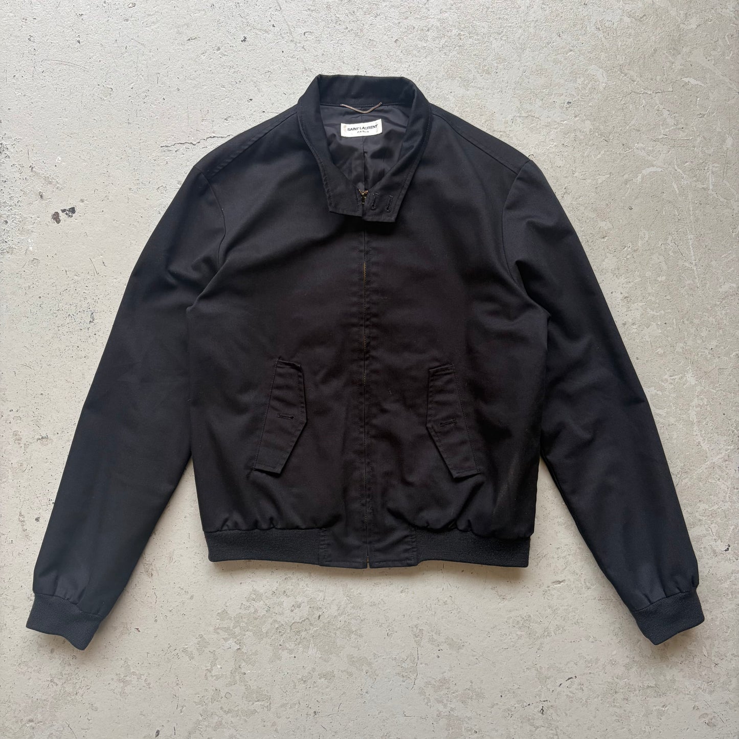 Saint Laurent Paris 2014 Black Zip Up Jacket (48)
