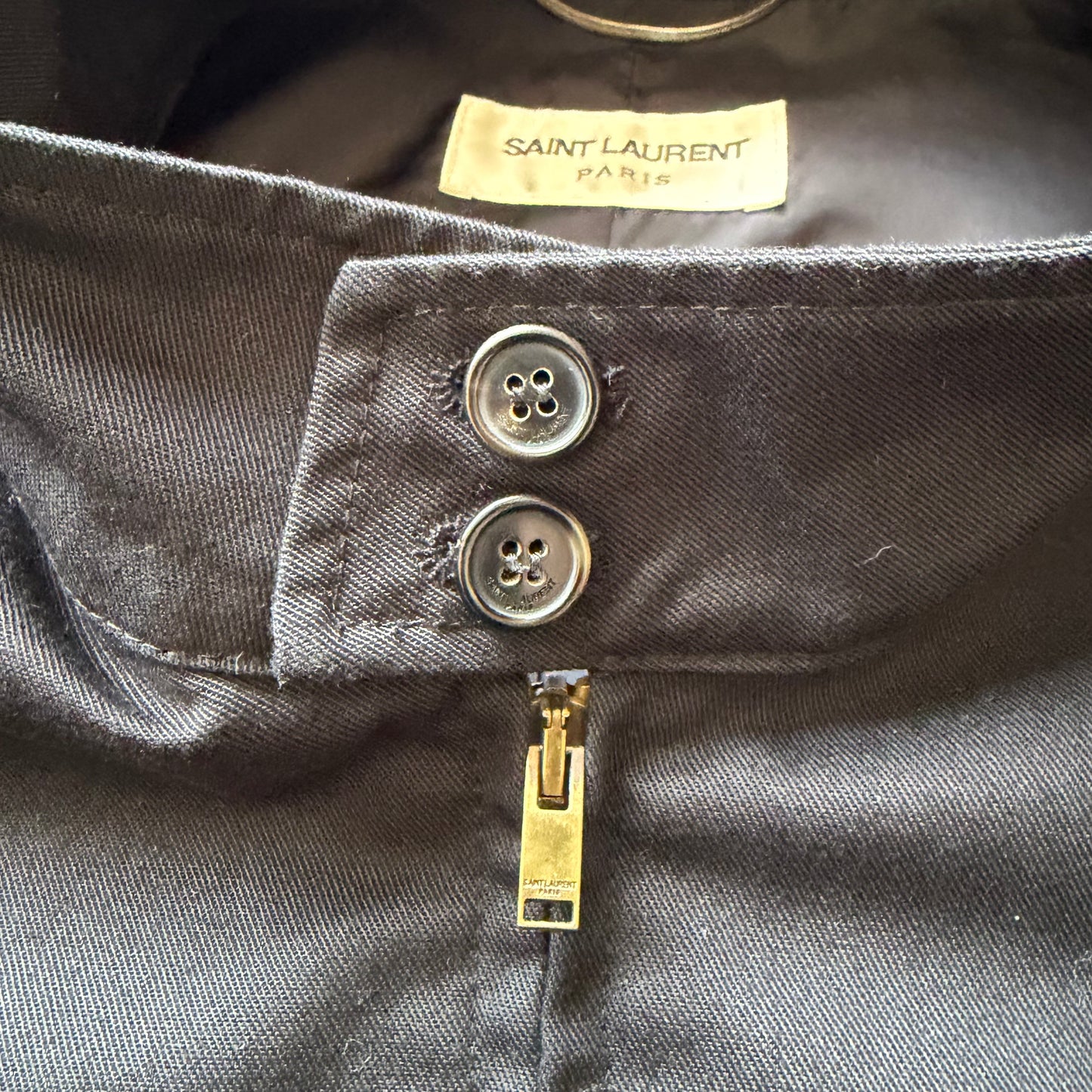 Saint Laurent Paris 2014 Black Zip Up Jacket (48)