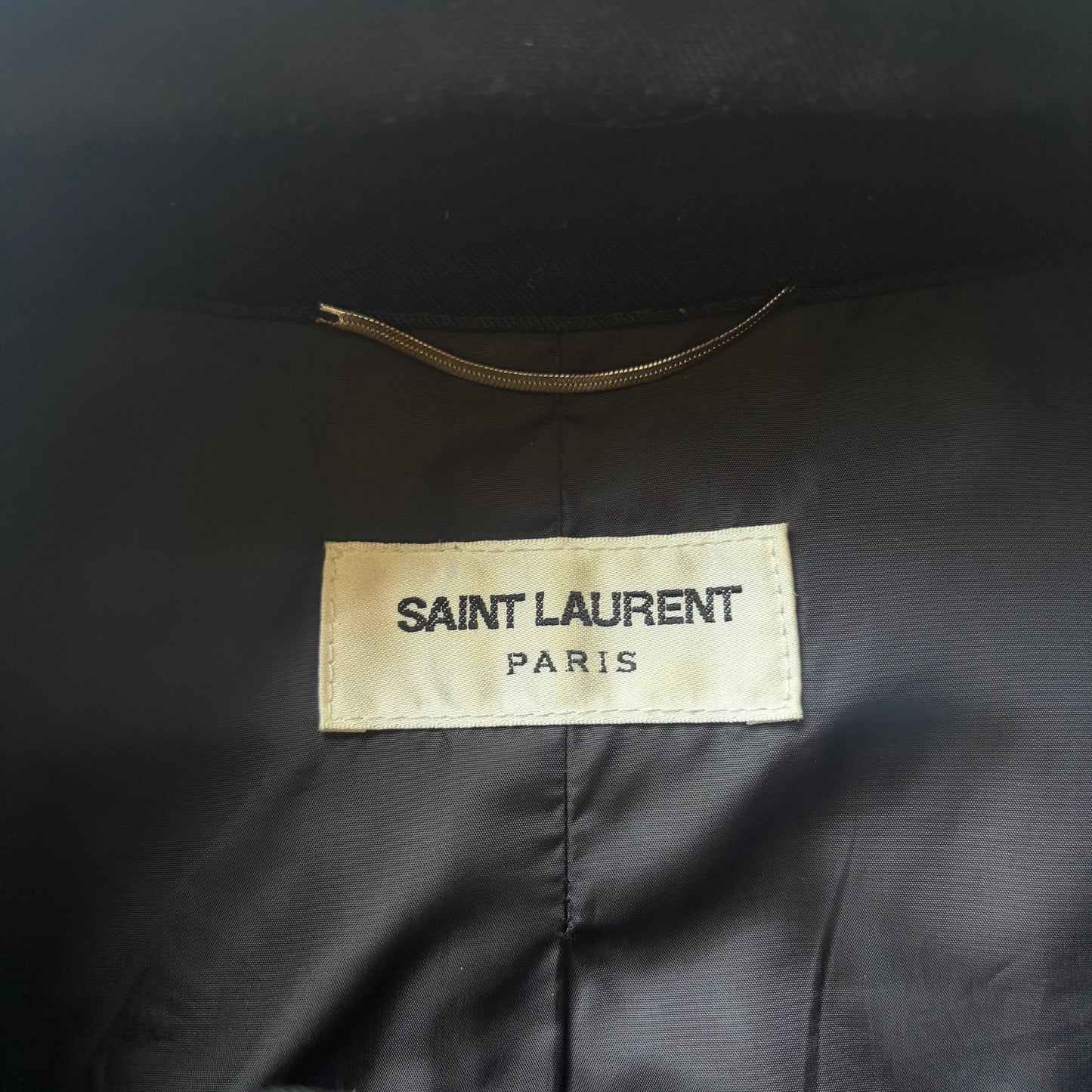 Saint Laurent Paris 2014 Black Zip Up Jacket (48)