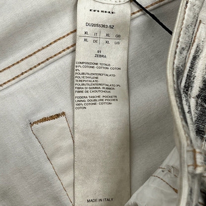 Rick Owens DRKSHDW Zebra Sombra Oscubra Cotton Pants (34)