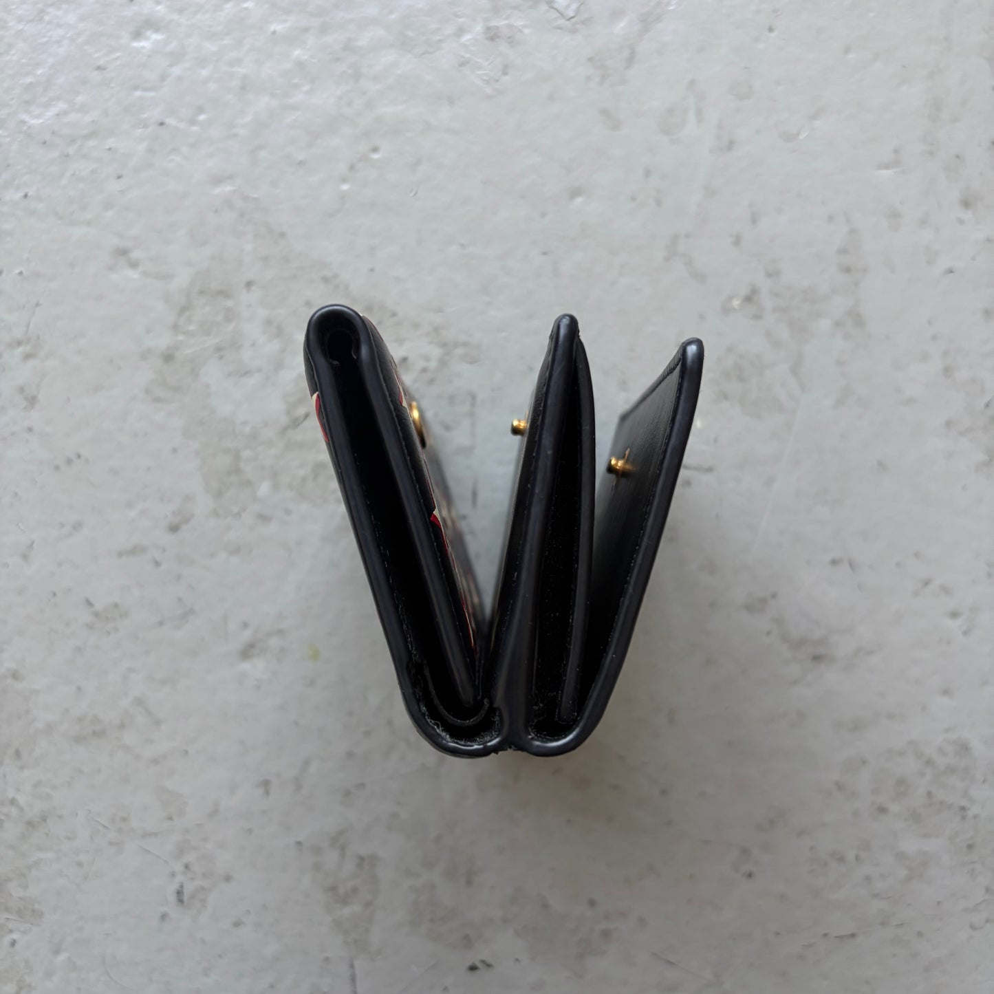 Saint Laurent Paris Calfskin Star Wallet (OS)