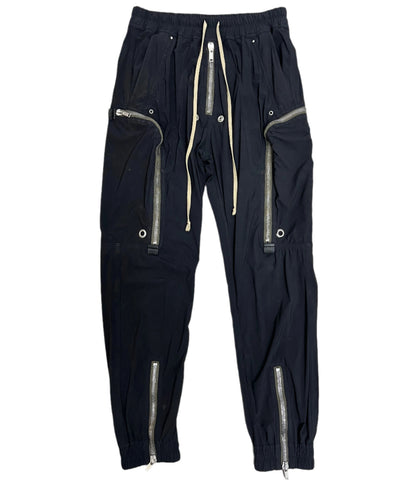 Rick Owens SS22 Fogachine Bauhaus Black Cargo Joggers (30)