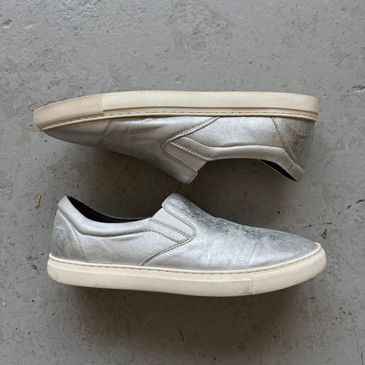 Dsquared2 Silver Slip On Sneakers (40)