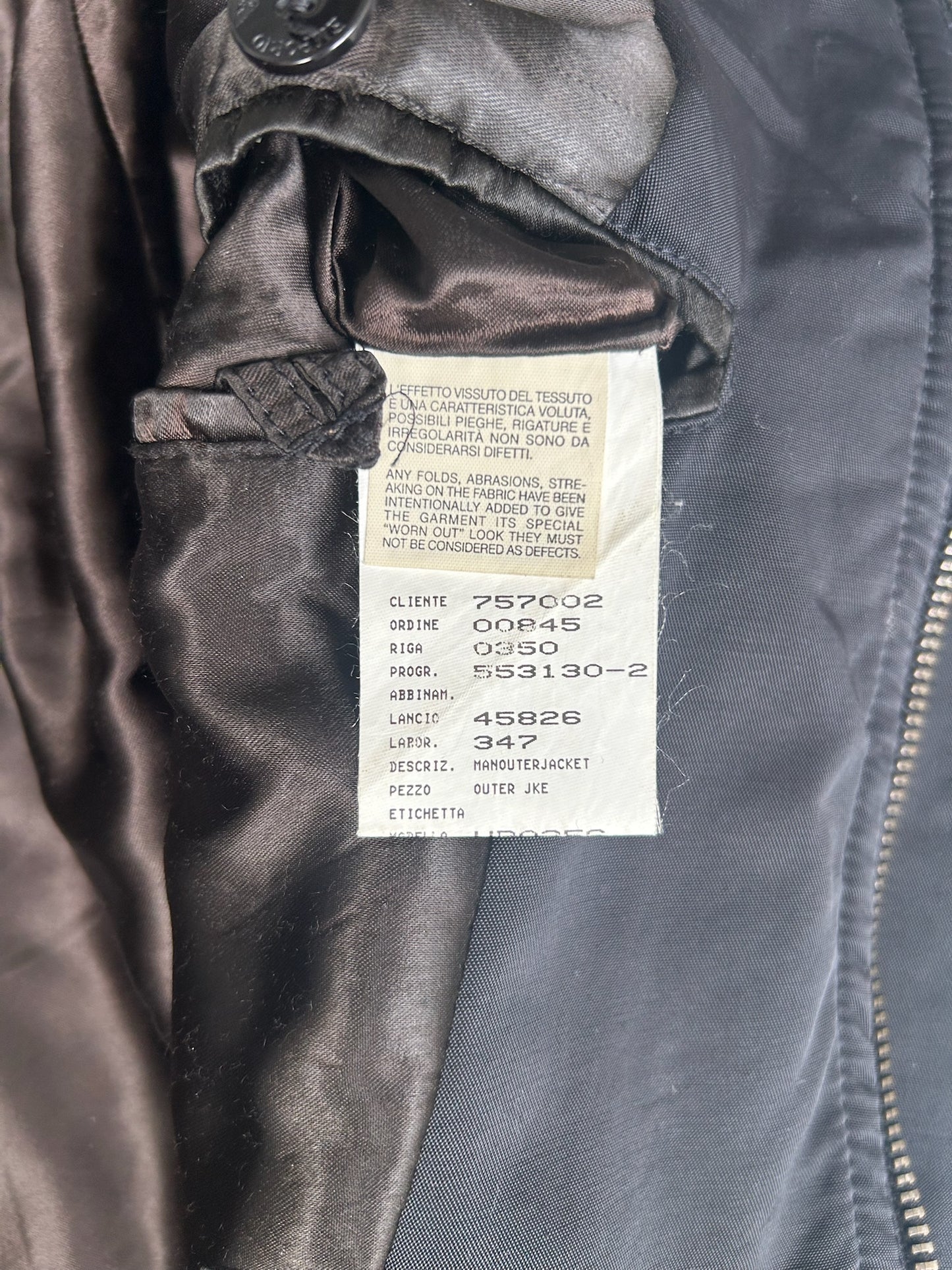 Emporio Armani Cotton Nylon Blend Jacket (54)