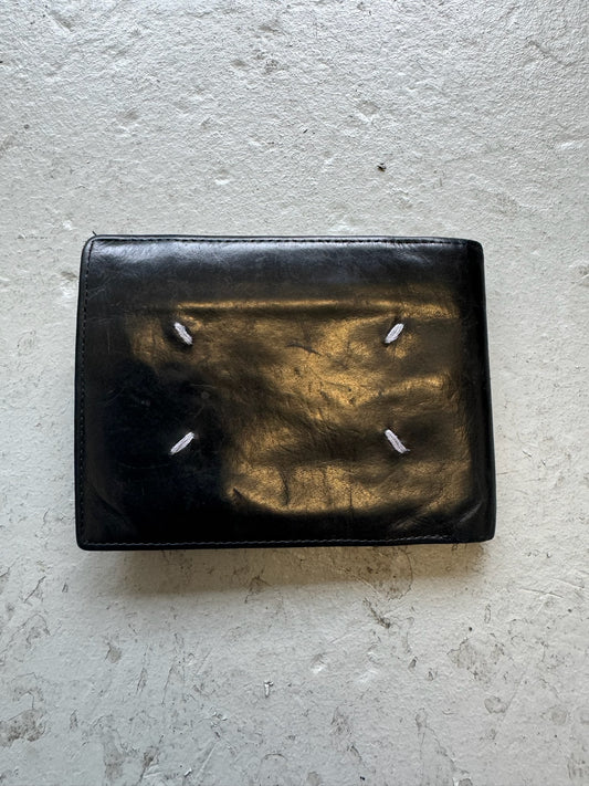 Maison Margiela Large Tri Fold Black Wallet (OS)