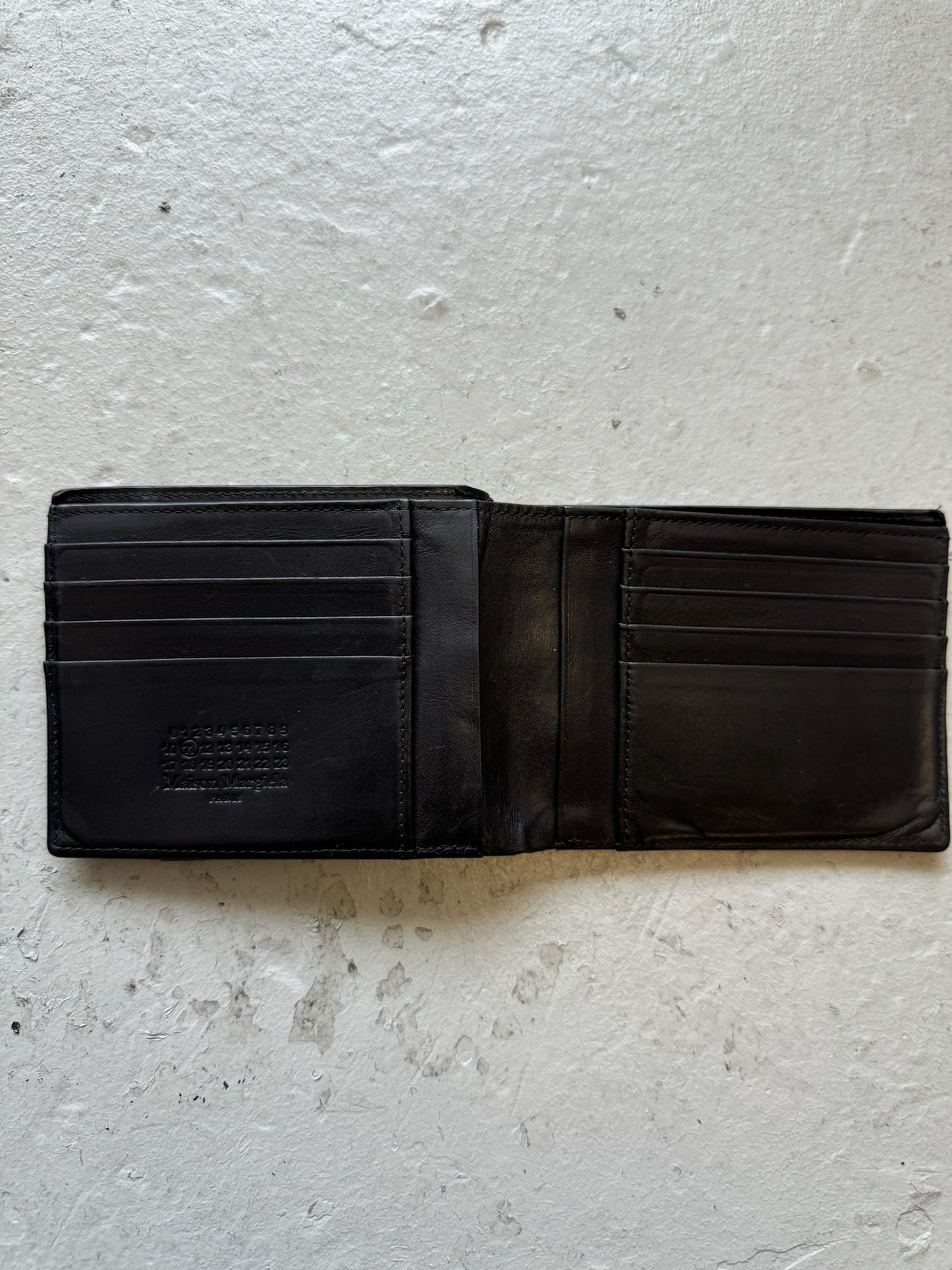 Maison Margiela Large Tri Fold Black Wallet (OS)