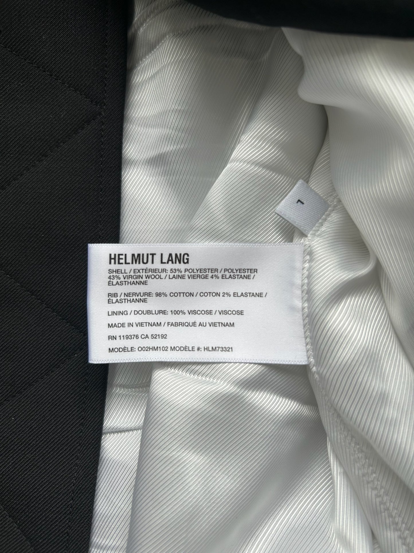 Helmut Lang Bomber Jacket (L)