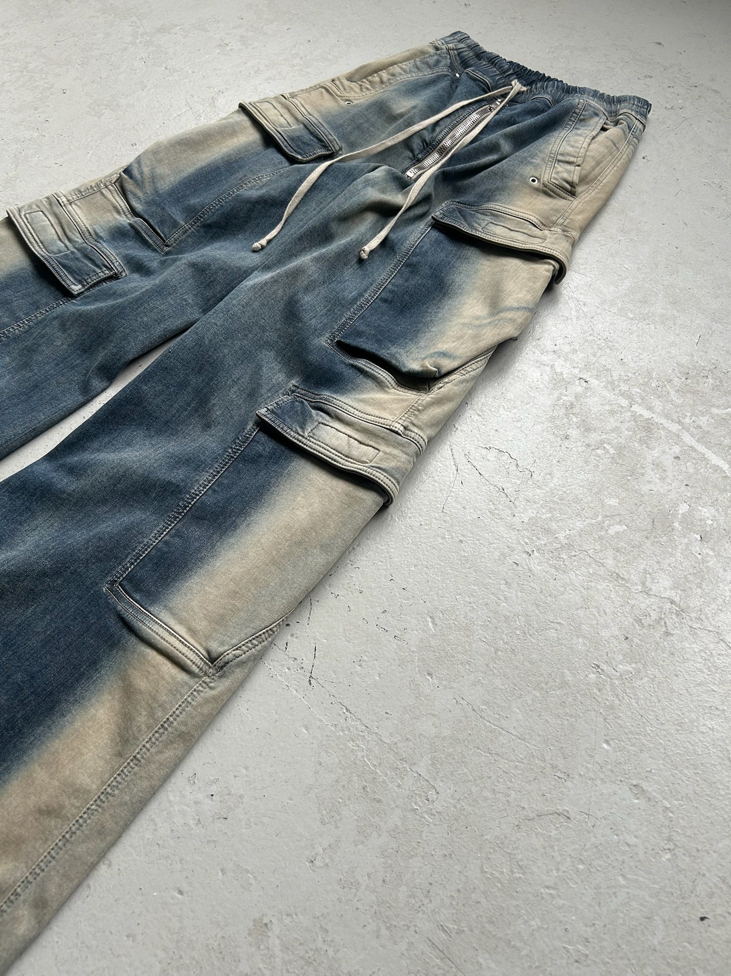 Rick Owens SS23 EDFU Degrade Cargo Bela Pants (46)