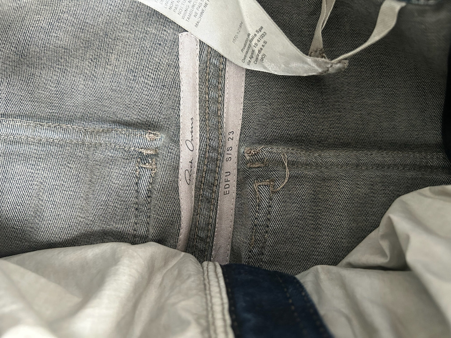 Rick Owens SS23 EDFU Degrade Cargo Bela Pants (46)