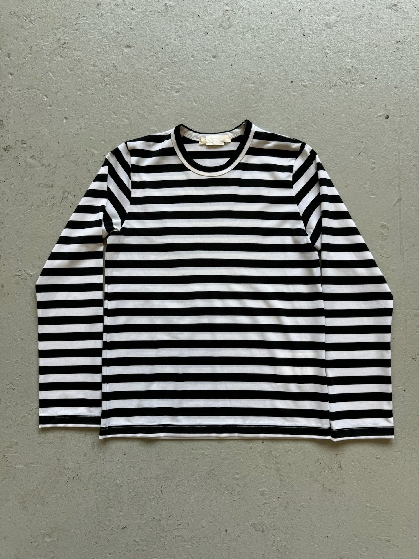 Comme Des Garcons 2022 Black & White Stripe Long Sleeve (S)