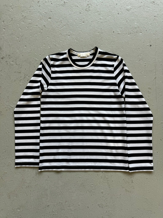 Comme Des Garcons 2022 Black & White Stripe Long Sleeve (S)