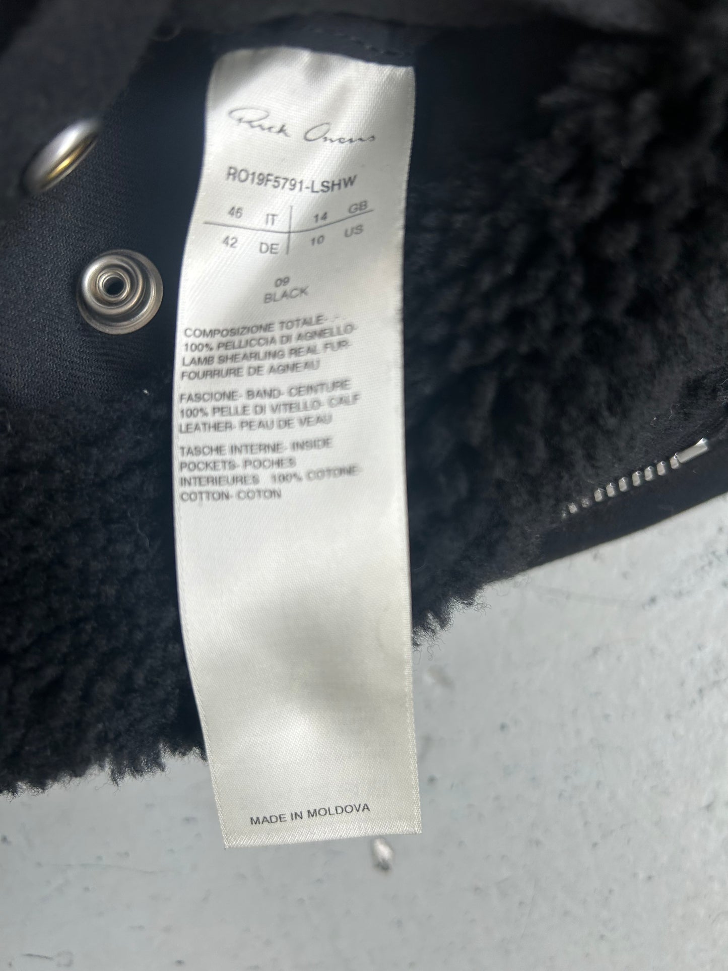 Rick Owens FW19 LARRY Zionic Shearling (46)