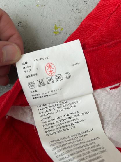 Junya Watanabe x Comme Des Garcons AD2001 Red Poem Denim (S)