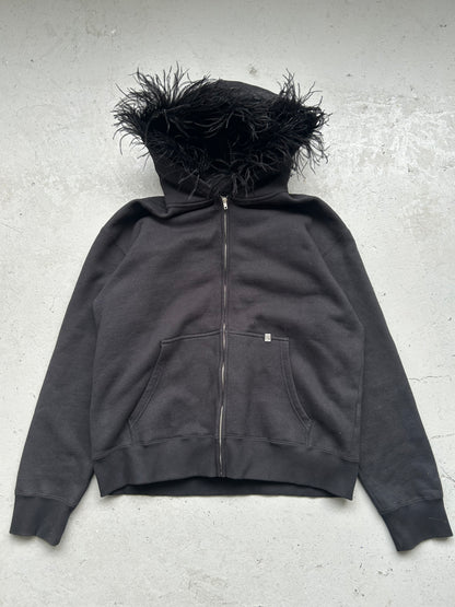 1017 Alyx 9SM Ostrich Feather Zip Up Hoodie (L)