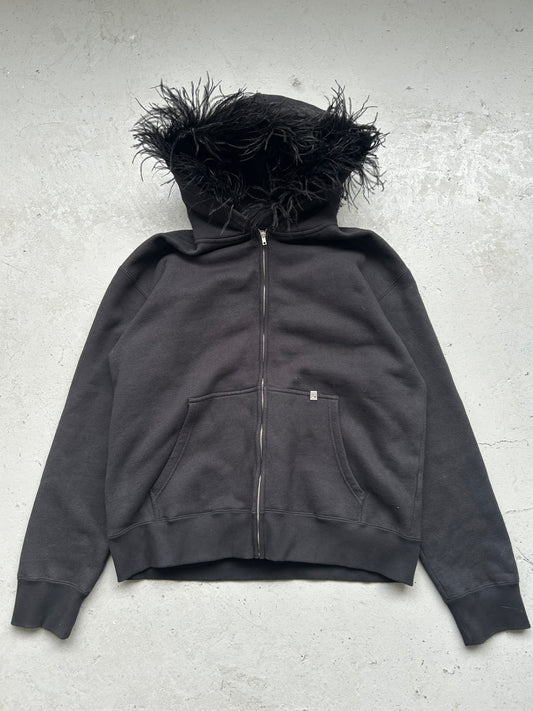 1017 Alyx 9SM Ostrich Feather Zip Up Hoodie (L)