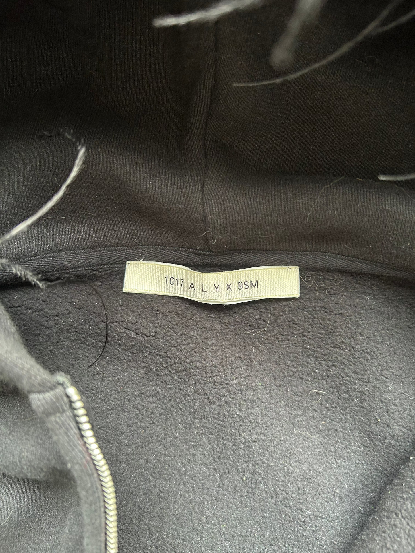 1017 Alyx 9SM Ostrich Feather Zip Up Hoodie (L)