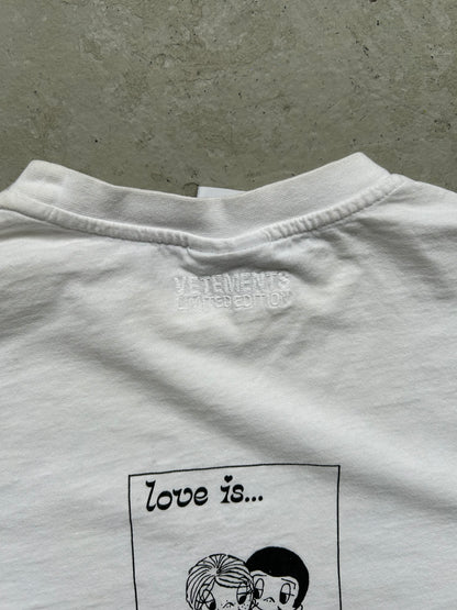 Vetements Love Is Short Sleeve Shirt (XS)