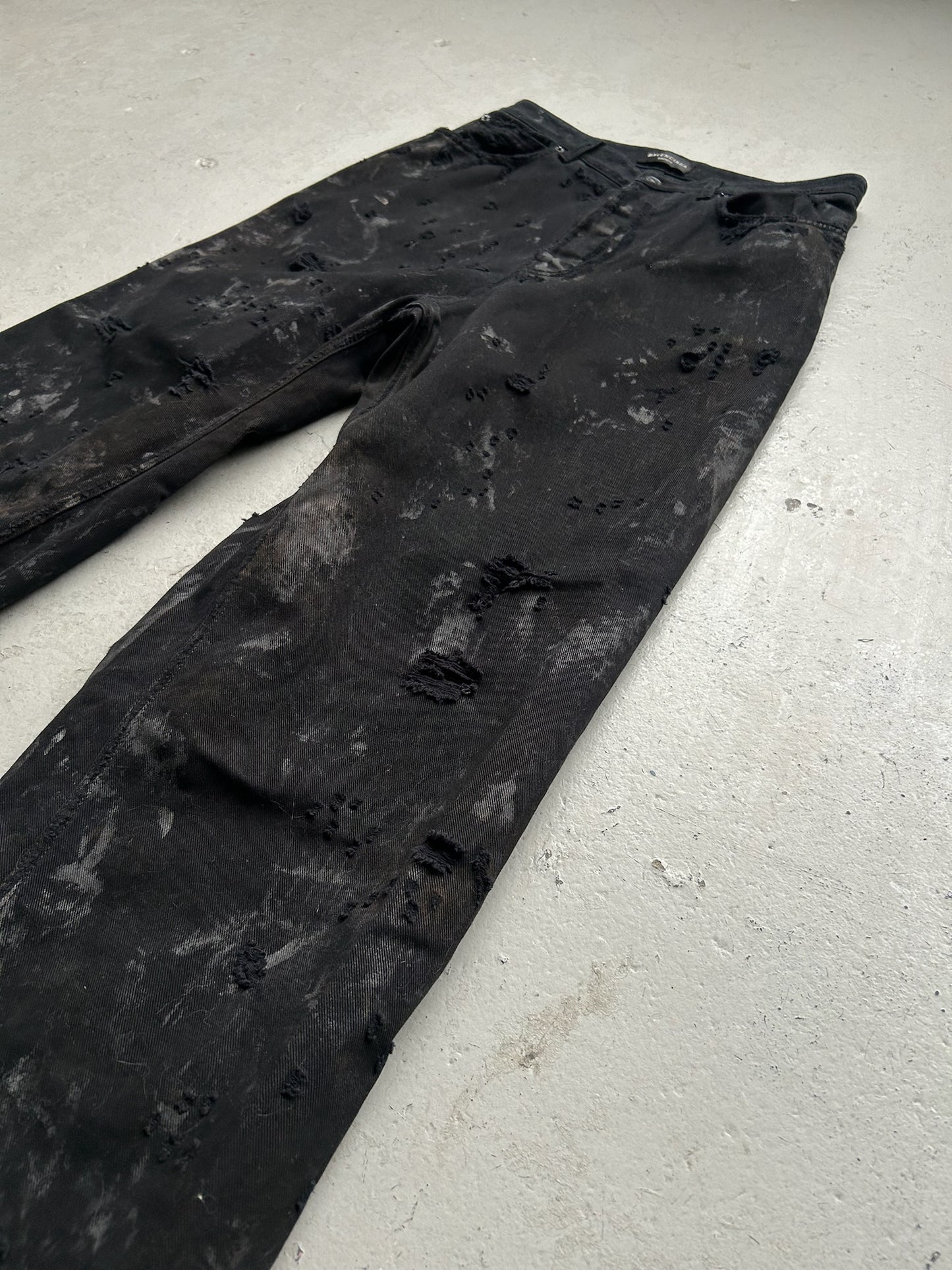 Balenciaga Mud Super Destroyed Denim (S)