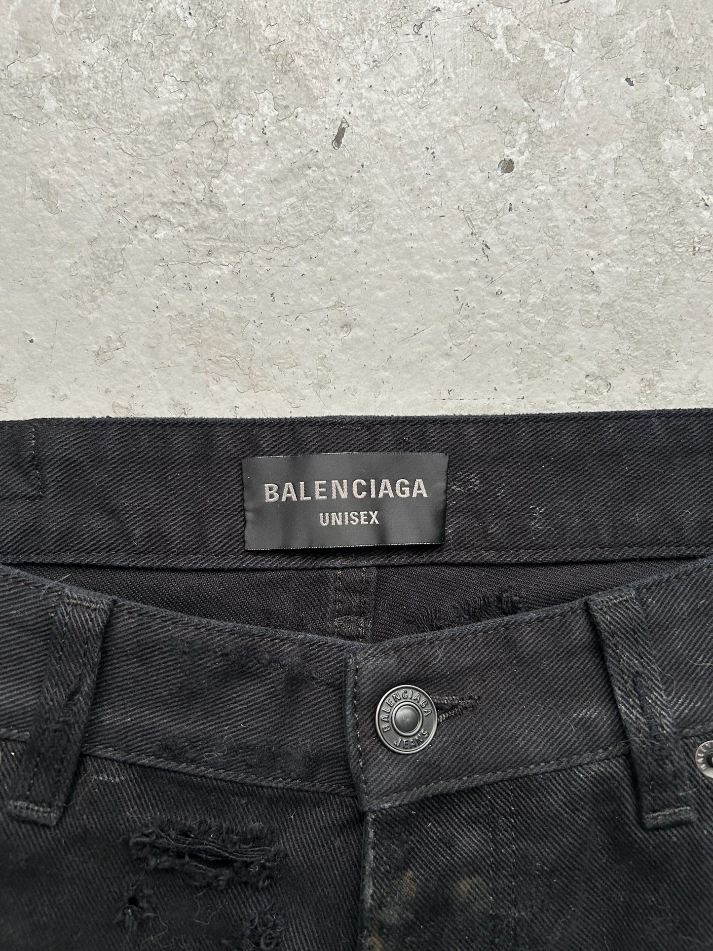 Balenciaga Mud Super Destroyed Denim (S)