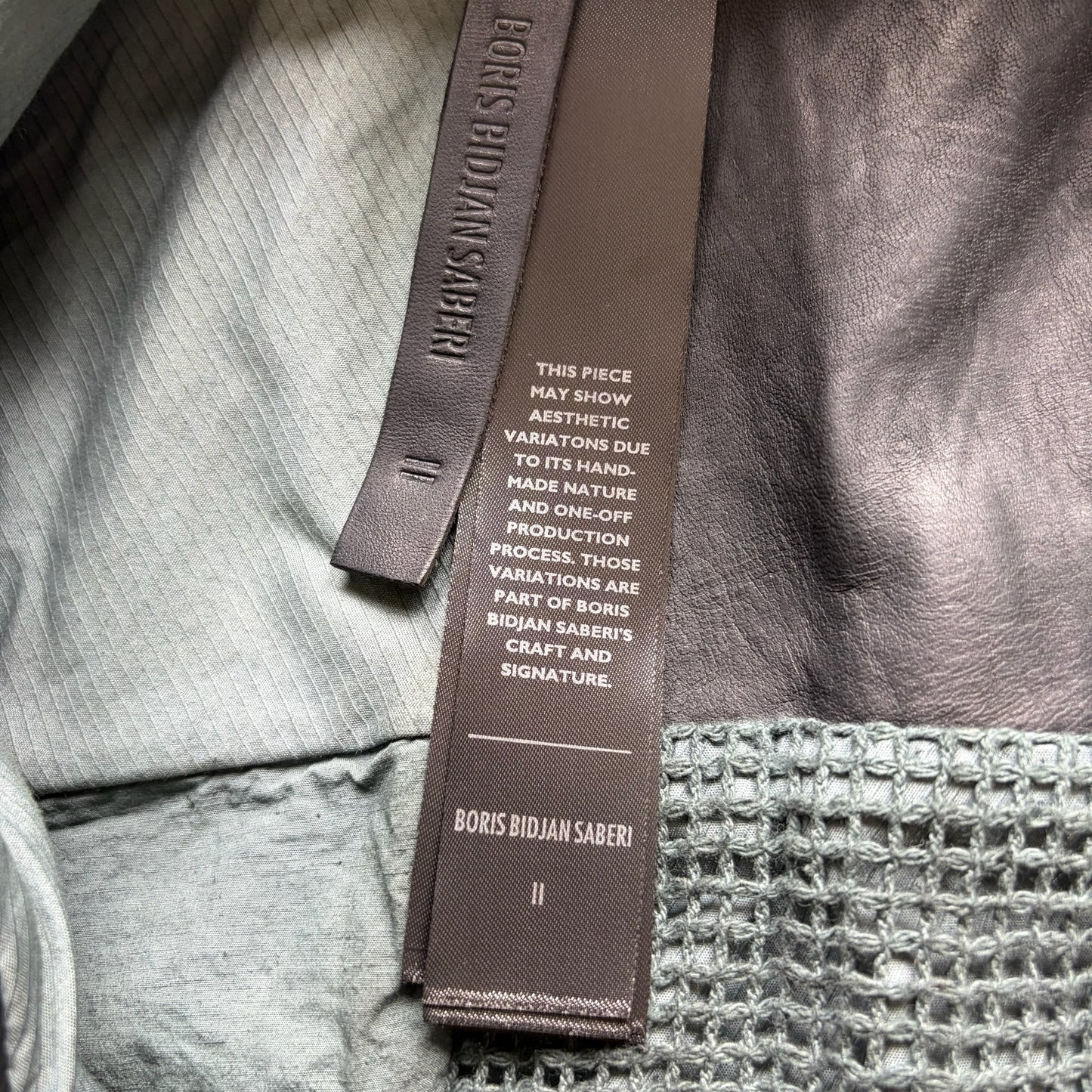 Boris Bidjan Saberi J4 Horse Leather Fencing Jacket (M)
