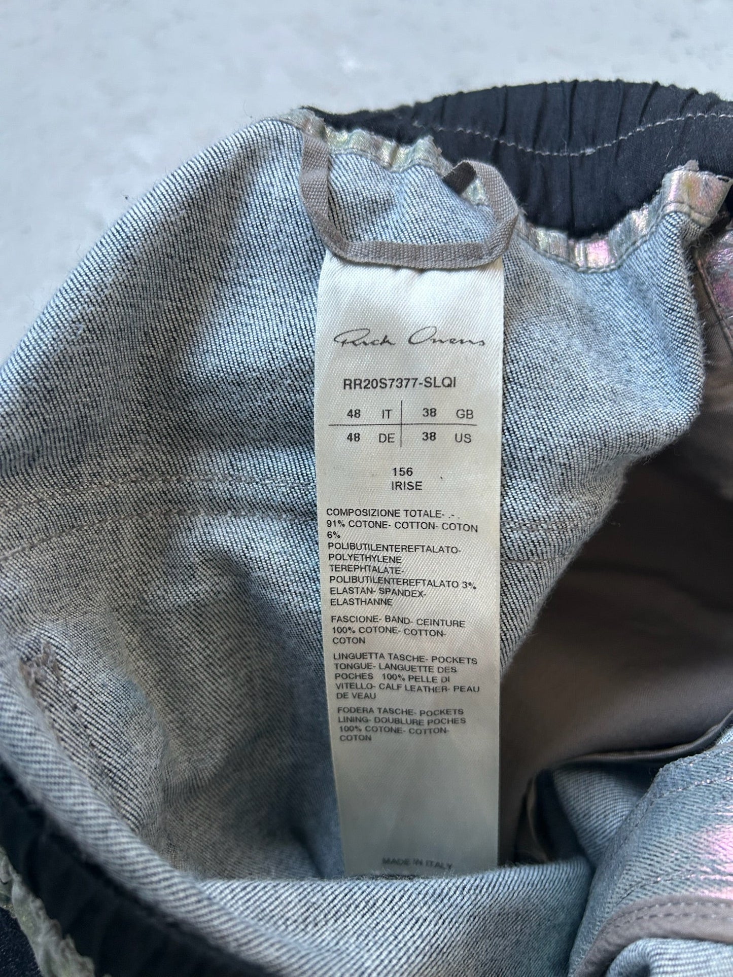 Rick Owens SS20 Tecuatl Irise Bauhaus Pants (48)