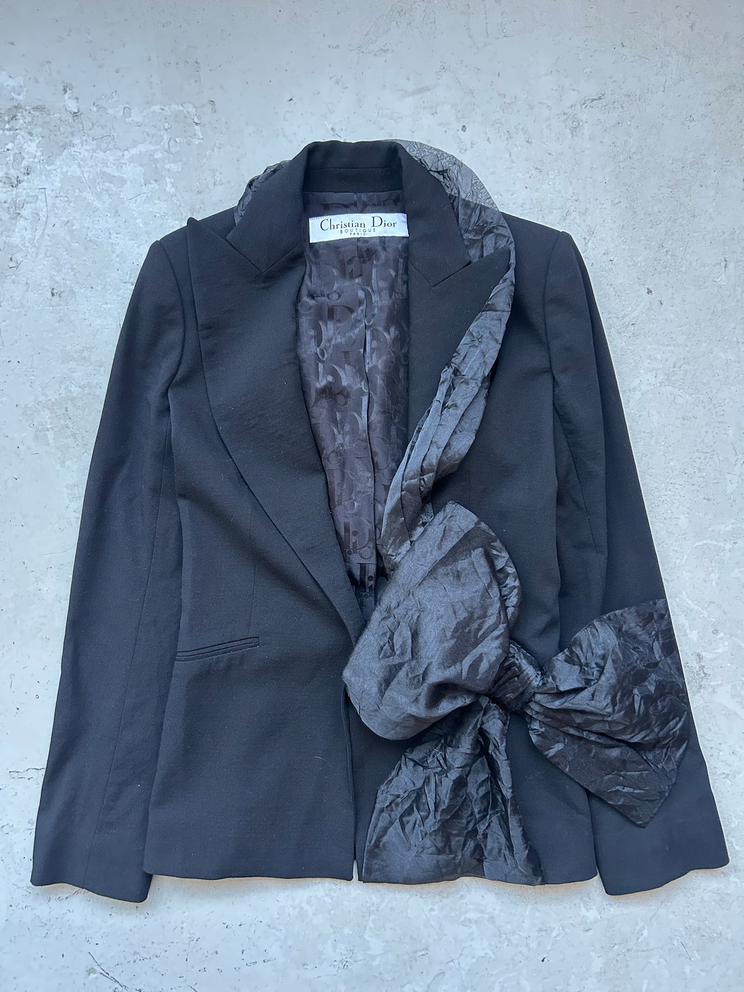 Christian Dior AW06 Taffeta Bow Blazer (6)