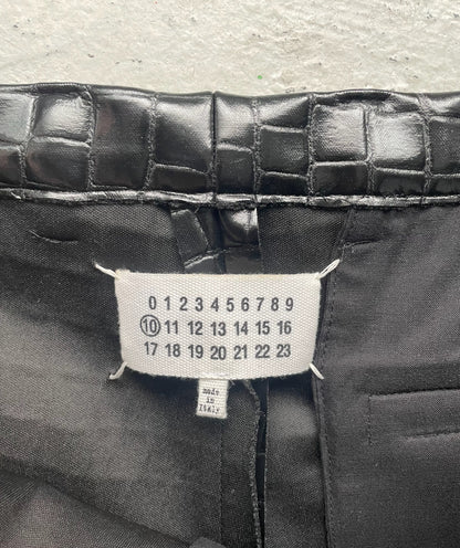 Maison Marigela Artisanal Couture SS20 Embossed Croc Culottes (52)