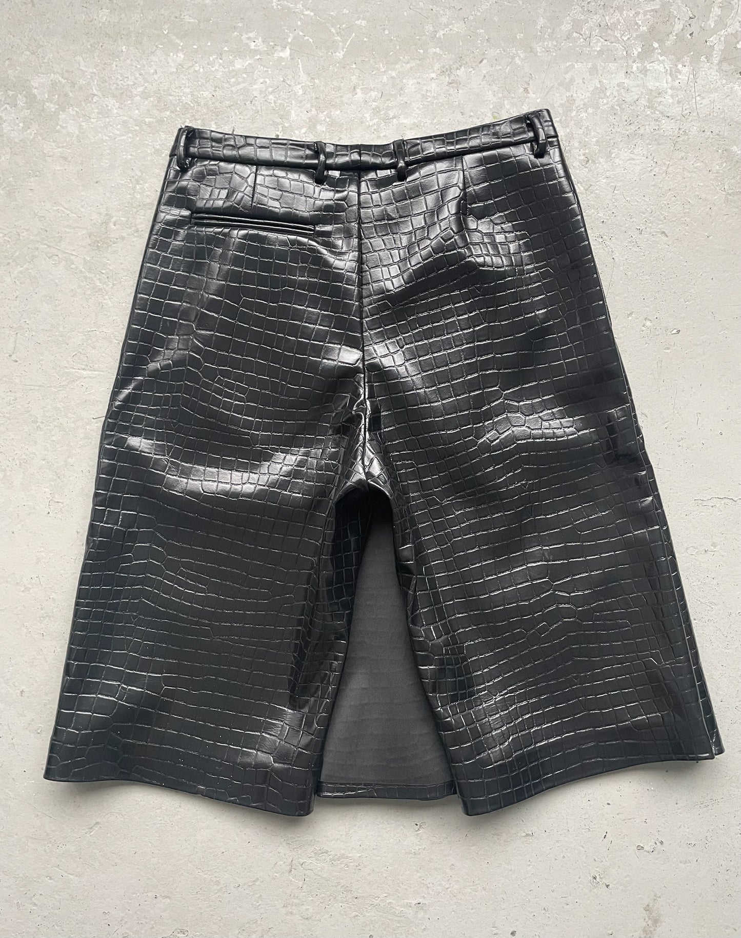 Maison Marigela Artisanal Couture SS20 Embossed Croc Culottes (52)