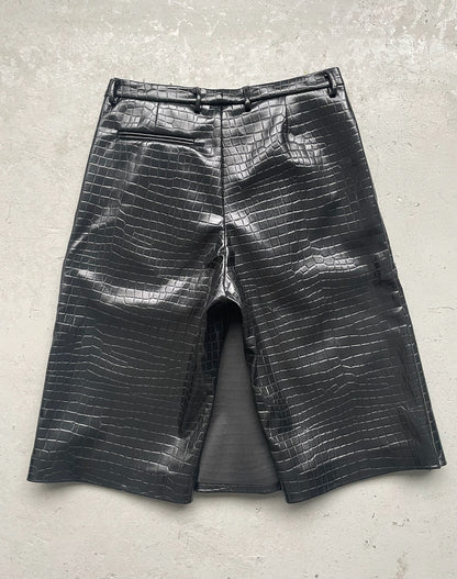 Maison Marigela Artisanal Couture SS20 Embossed Croc Culottes (52)