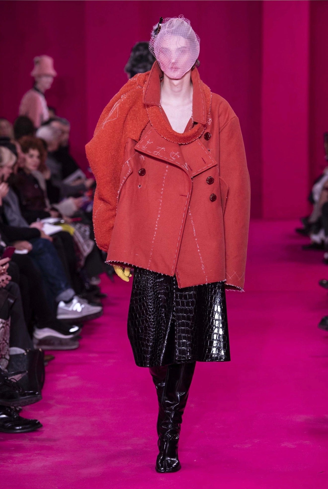 Maison Marigela Artisanal Couture SS20 Embossed Croc Culottes (52)