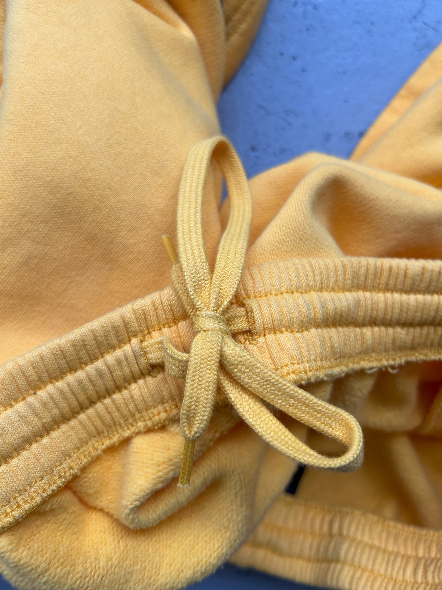 Balenciaga Yellow Logo Cotton Shorts (XL)