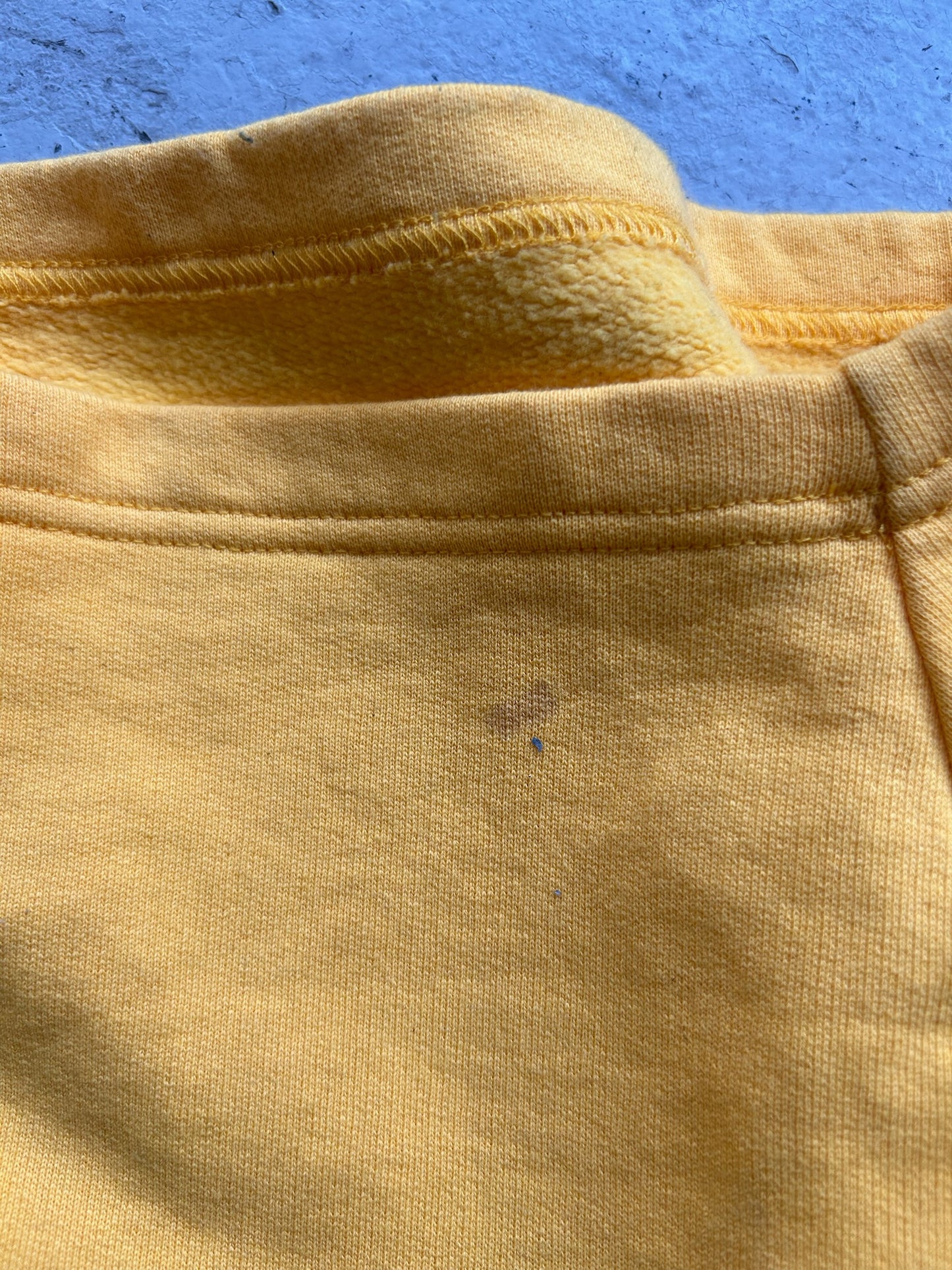 Balenciaga Yellow Logo Cotton Shorts (XL)