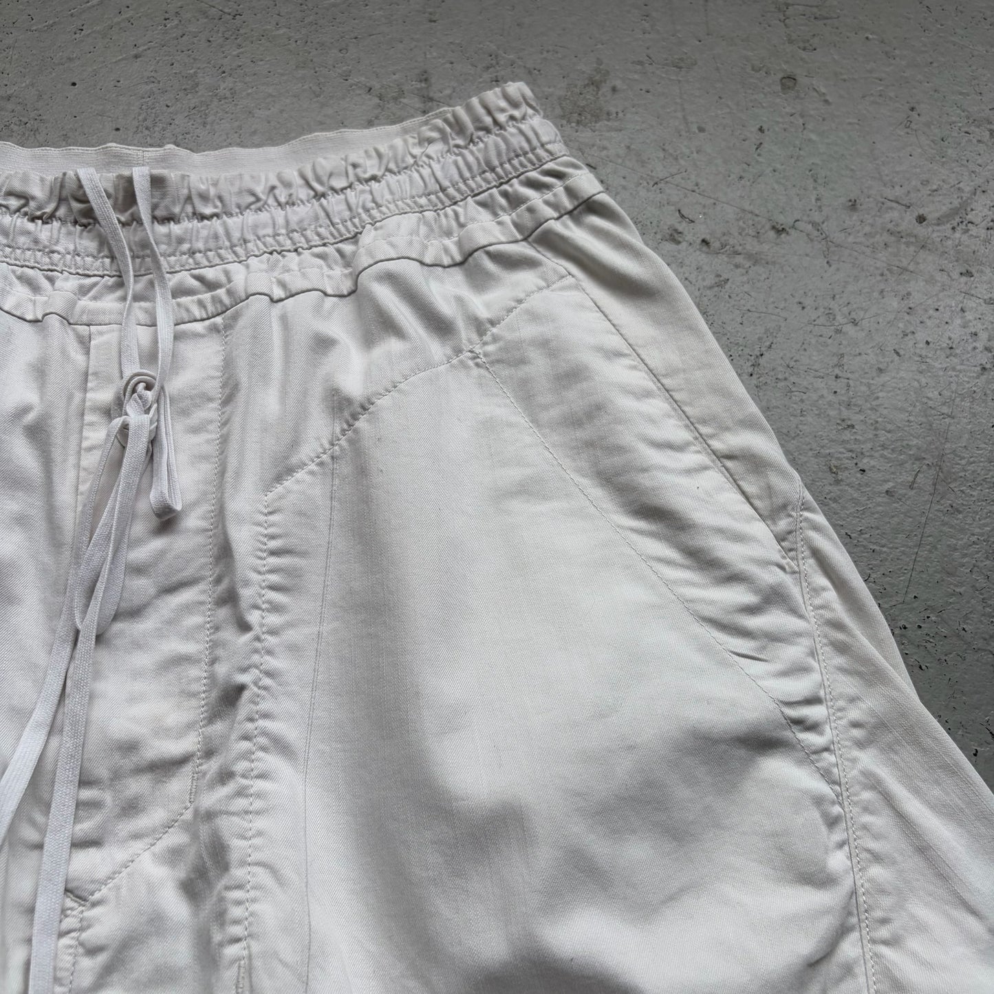 Julius SS16 5oz Stretch Denim White Shorts (5)