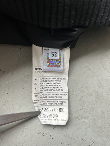 Dolce & Gabbana 2000's Black Nylon Multi Pocket Utility Jacket (52)