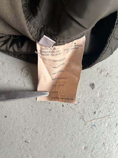 Prada Sport Olive Nylon Waisted Cotton Trousers (50)