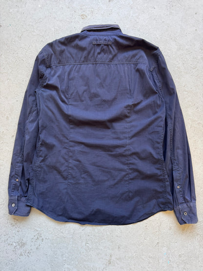 Prada Navy Button Up (42)