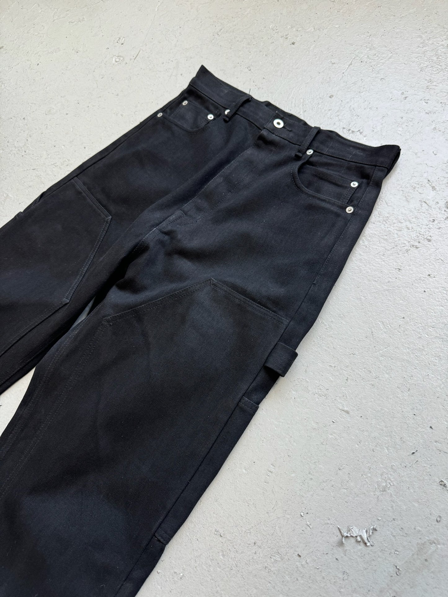 Rick Owens DRKSHDW Double Black Knee Geth Cut (31)
