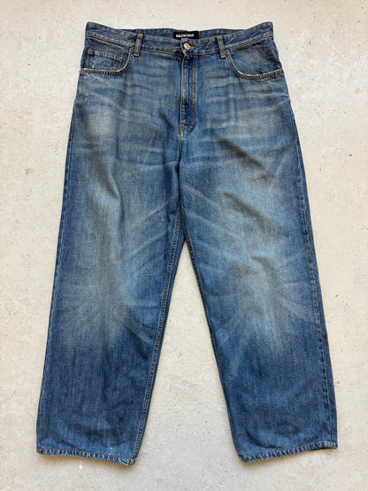 Balenciaga Unifit Blue Wash Denim (L)