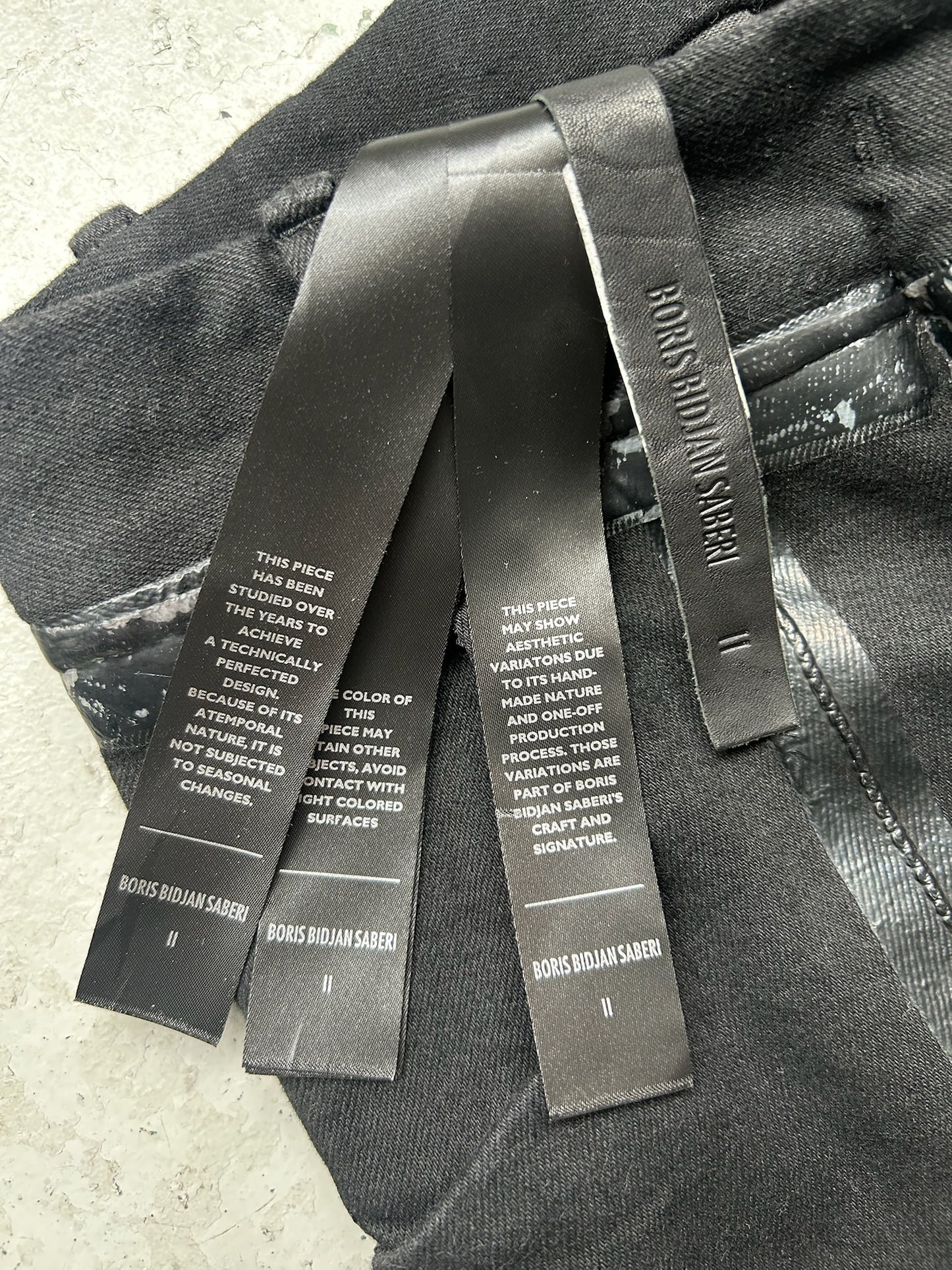 Boris Bidjan Saberi P14 Cotton Tape Seam Pants (S)