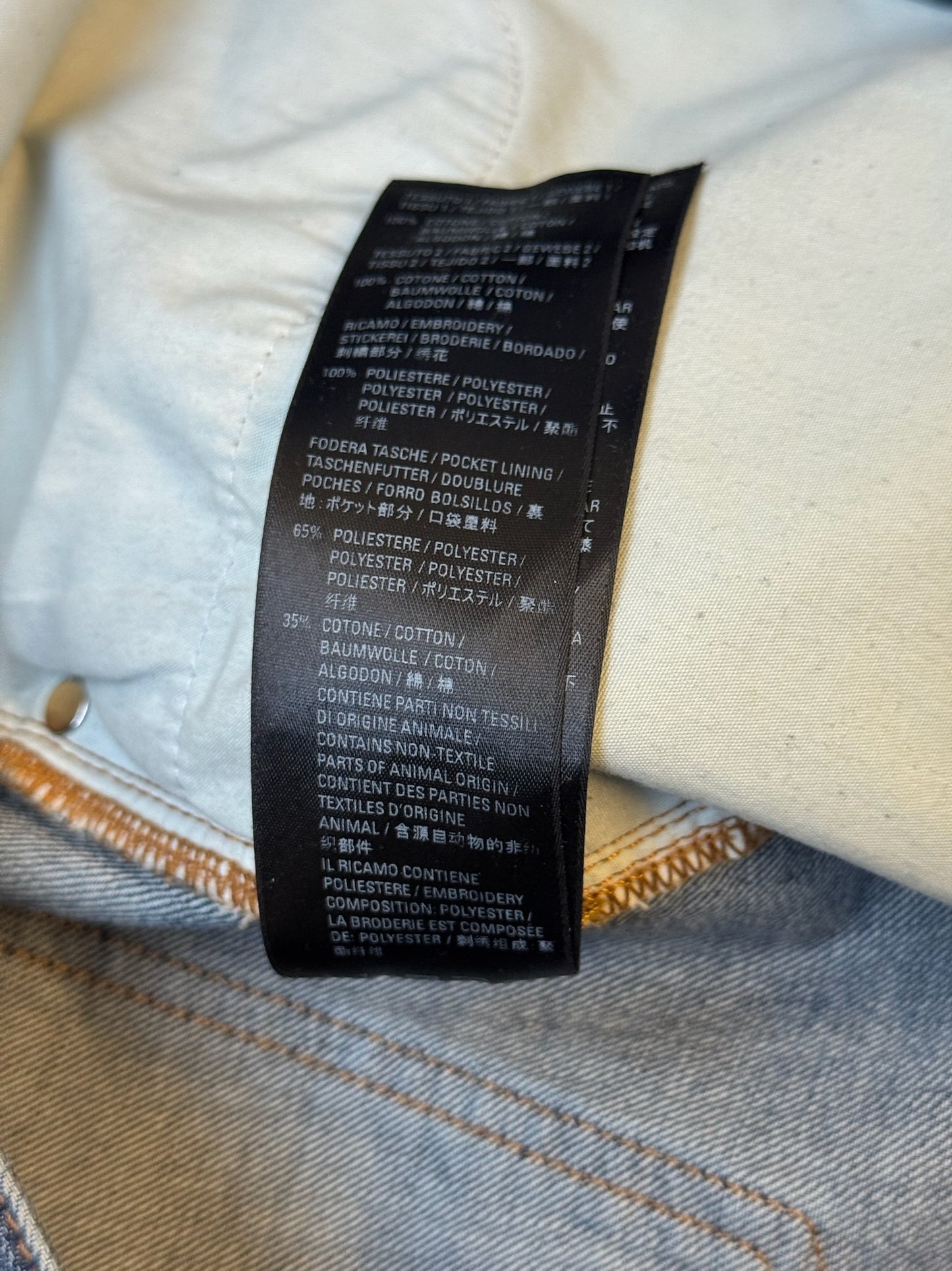 Balenciaga Unifit Blue Wash Denim (L)