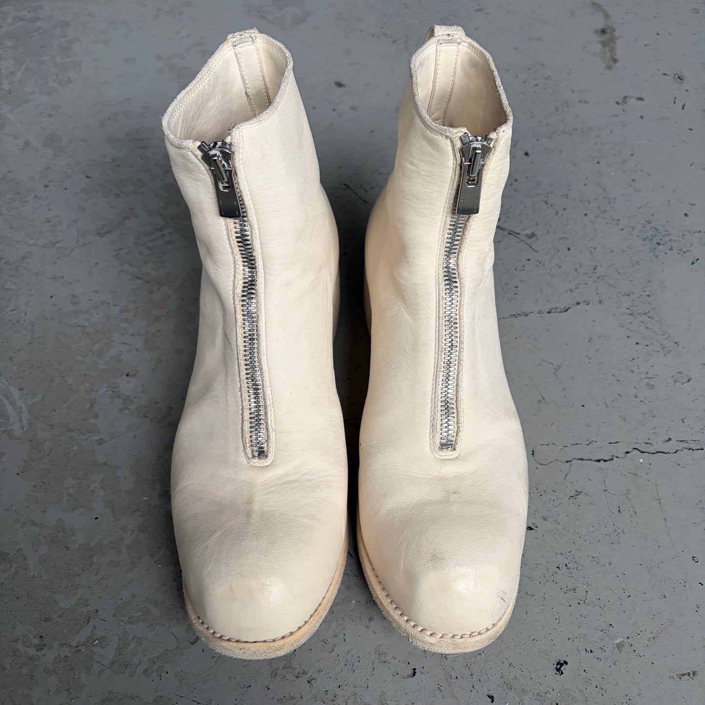 Guidi PL1 White Boots (44)