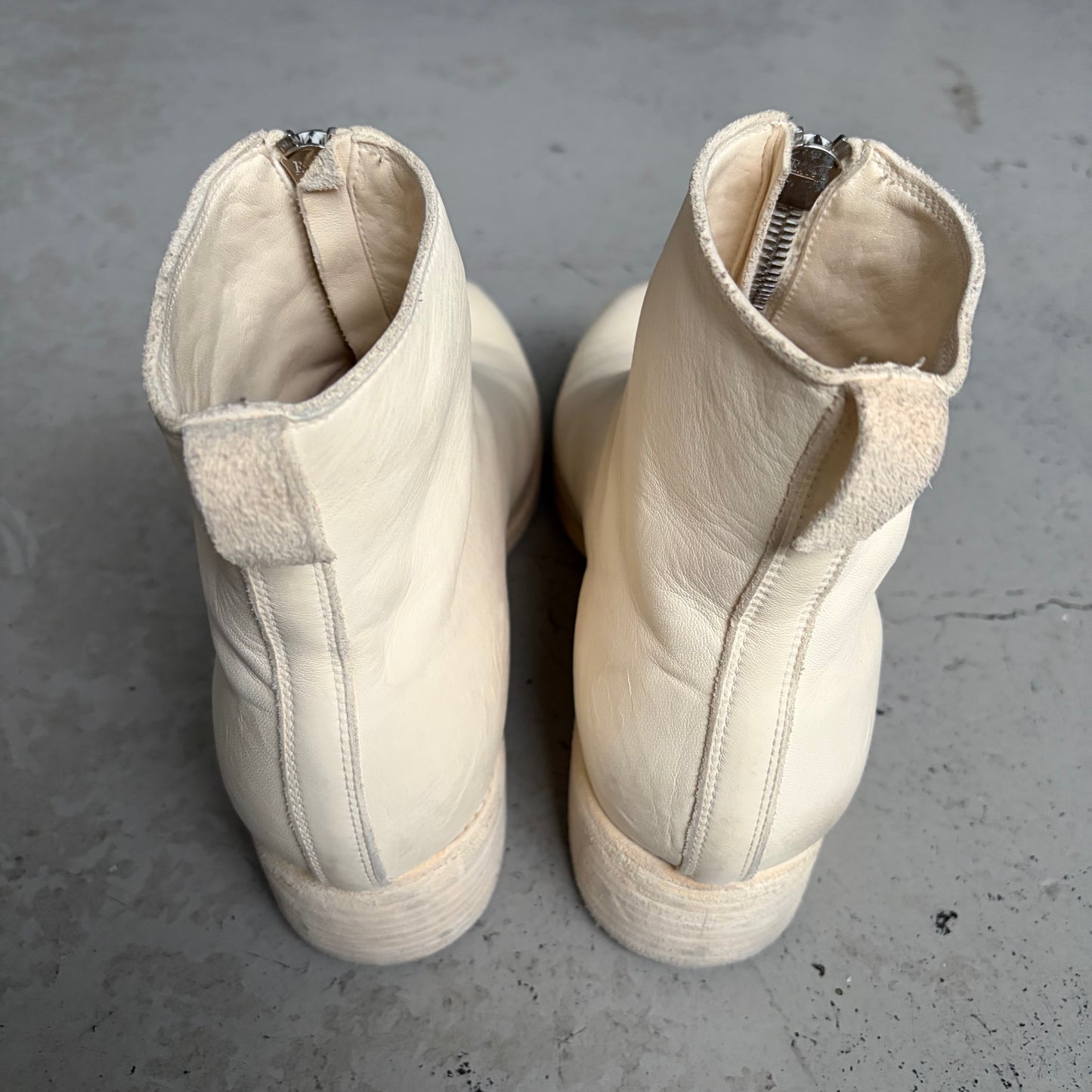 Guidi PL1 White Boots (44)