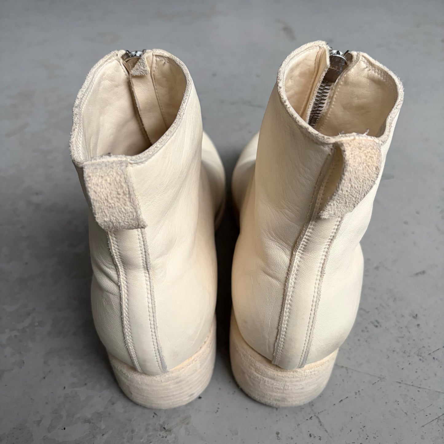 Guidi PL1 White Boots (44)